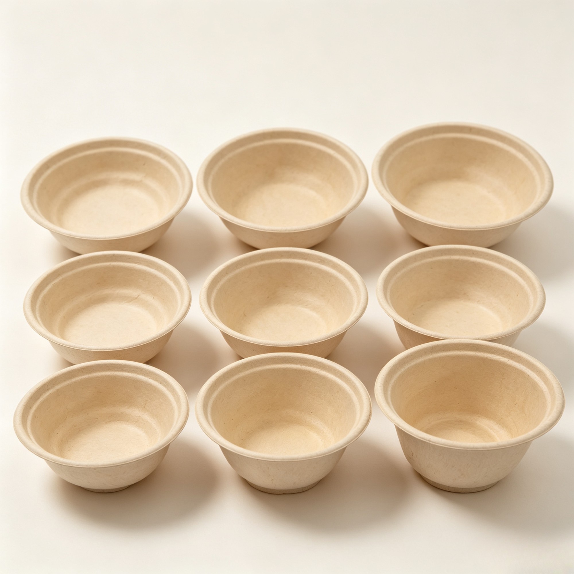 Compostable 500ml 600ml 650ml 750ml 850ml 1000ml Bagasse Bowl with Lid 
