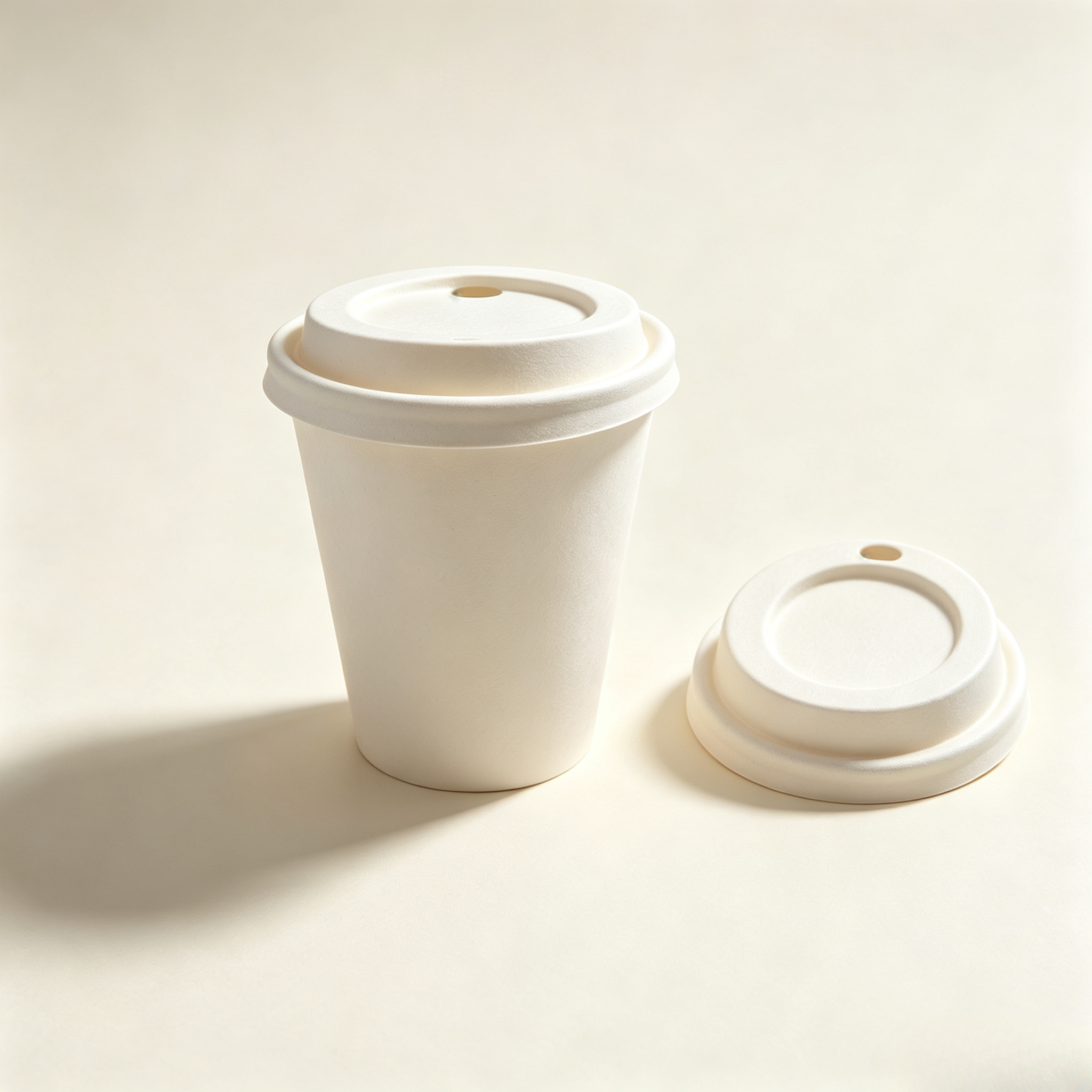 Compostable Sugarcane Pulp Hot Drink Cups