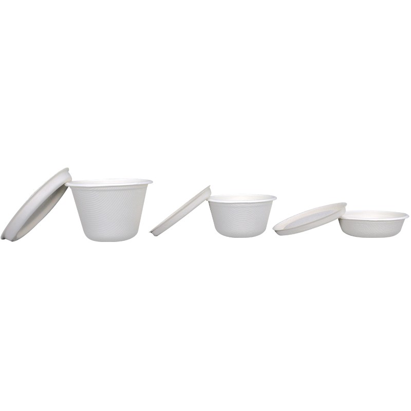 Disposable 1‑4oz Biodegradable Bagasse Sauce Sample Cups